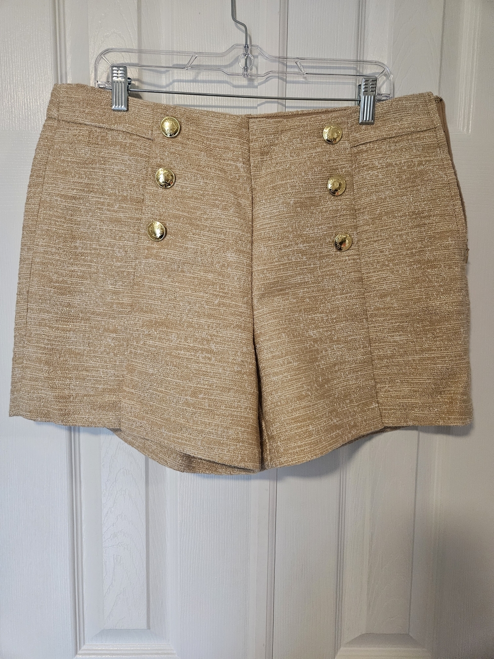 NWT Lilly Pulitzer Gold Tweed Shorts